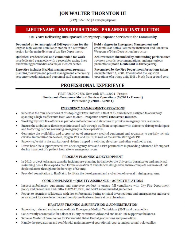 resume writer new york